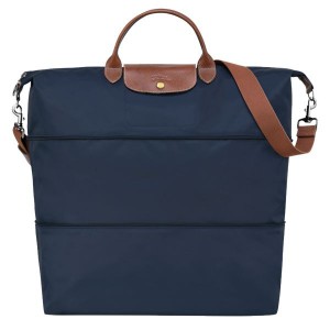 Navy Longchamp Le Pliage Original Expandable Men's Travel Bags | 04379-ZEGQ