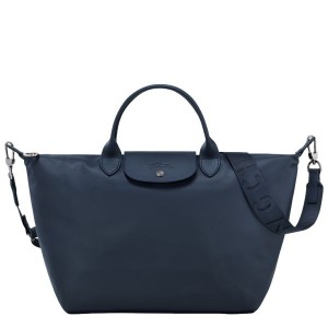 Navy Longchamp Le Pliage Xtra L Men's Handbag | 36579-NRPM