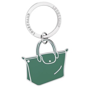 Olive Longchamp Le Pliage Women's Key Rings | 47209-LPVS