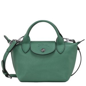 Olive Longchamp Le Pliage Xtra XS Women's Handbag | 61753-KSFP