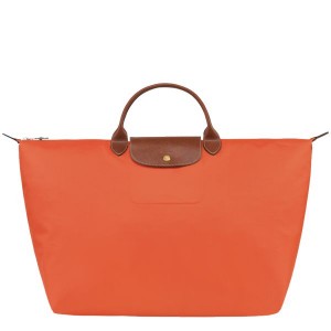 Orange Longchamp Le Pliage Original S Men's Travel Bags | 54867-HKCW