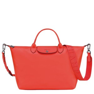 Orange Longchamp Le Pliage Xtra L Men's Handbag | 01735-CSAB