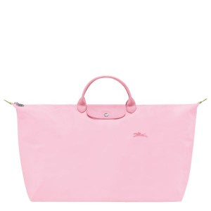 Pink Longchamp Le Pliage M Men's Travel Bags | 81549-SPAY