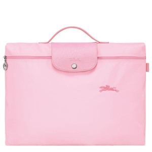 Pink Longchamp Le Pliage S Women's Briefcase | 94815-BUGF