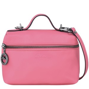 Pink Longchamp Le Pliage Xtra XS Vanity Women's Crossbody Bags | 97512-QHYO