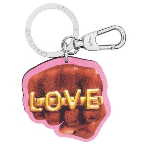 Pink Longchamp Toiletpaper Men's Key Rings | 26483-MQHS