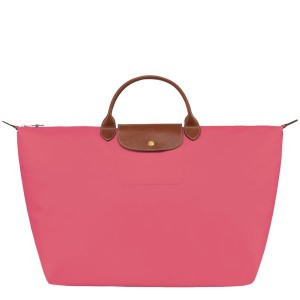 Pink / Brown Longchamp Le Pliage Original S Women's Travel Bags | 10492-STLE