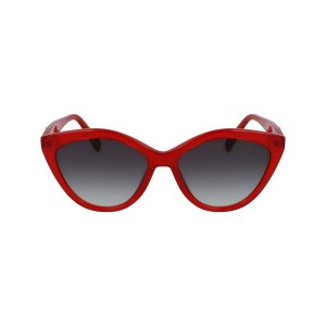 Red Longchamp Acetate Women's Sunglasses | 78031-MFCQ