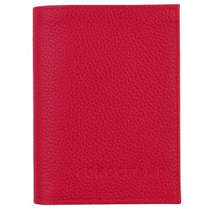 Red Longchamp Le Foulonne Men's Cardholders | 28906-HGIC