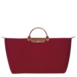 Red Longchamp Le Pliage Original M Women's Travel Bags | 09154-YEWR