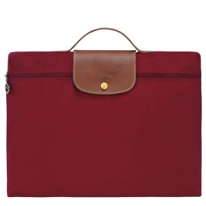 Red Longchamp Le Pliage Original S Men's Briefcase | 67234-XIFH