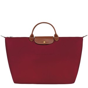 Red Longchamp Le Pliage Original S Men's Travel Bags | 98245-UGZR