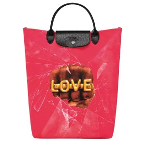 Red Longchamp Toiletpaper M Men's Tote Bags | 36791-NSVJ