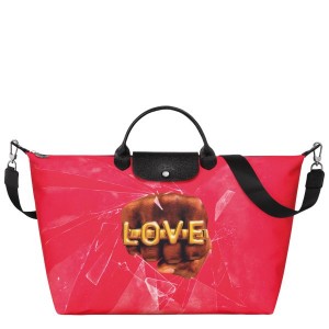 Red Longchamp Toiletpaper S Women's Travel Bags | 91078-WMGS