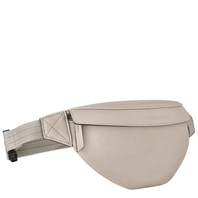 Beige Longchamp 3D M Men's Belt Bags | 69581-CBUW