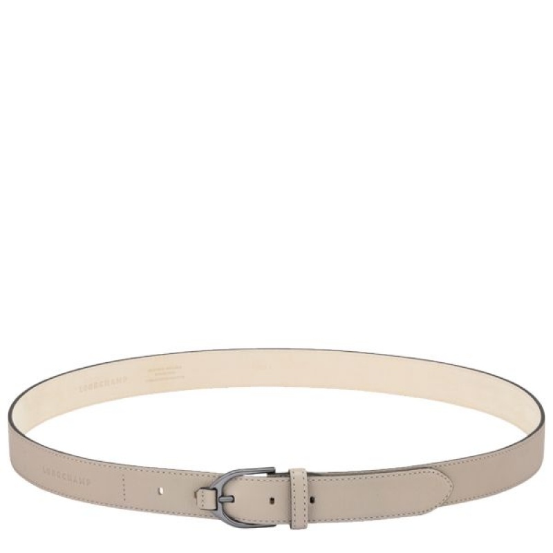 Beige Longchamp 3D Women\'s Belts | 06829-ZLMW