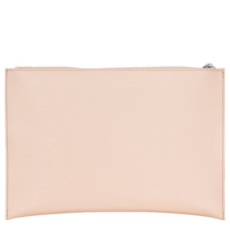 Beige Longchamp Le Pliage City Women's Pouches | 67940-VLDX