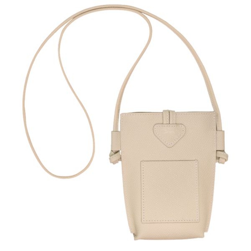 Beige Longchamp Roseau With Lace Women's Phone Case | 09675-UNKQ