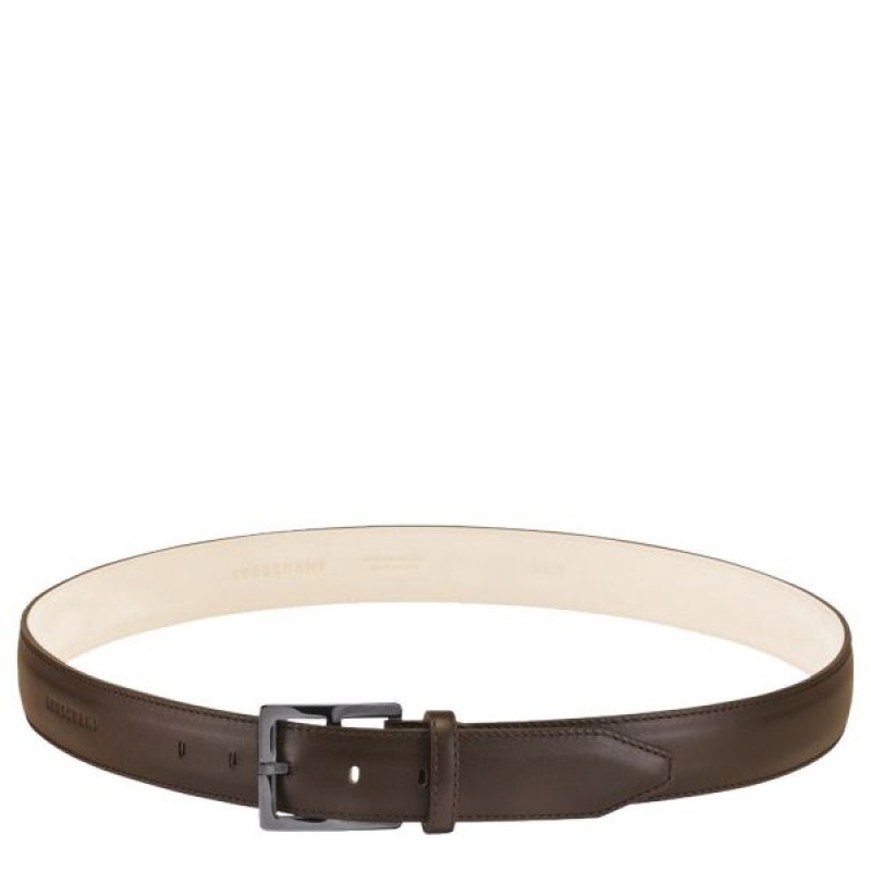 Beige Longchamp Vegetal Men\'s Belts | 27930-YXBM