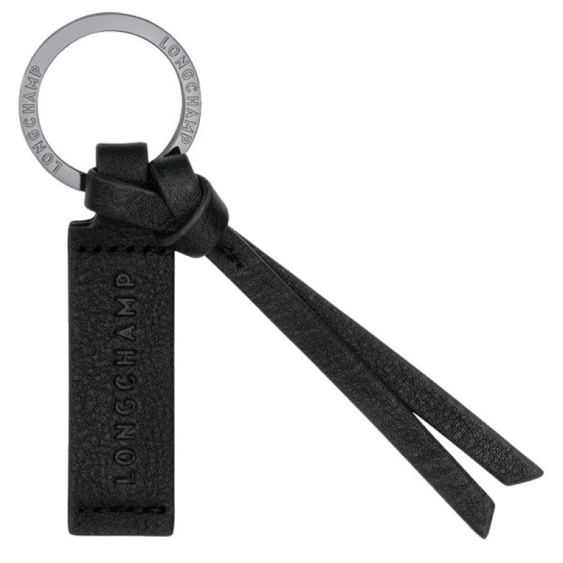 Black Longchamp 3D Men\'s Key Rings | 60934-MSEN