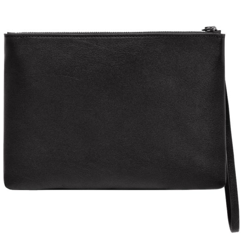 Black Longchamp 3D Men's Pouches | 89425-PETW