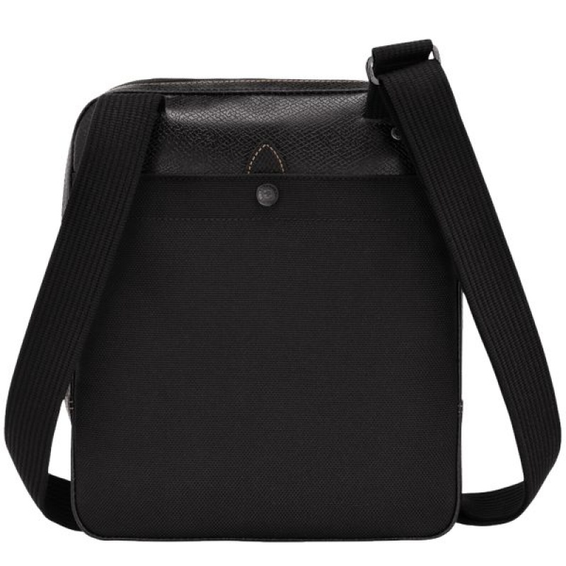 Black Longchamp Boxford M Men's Crossbody Bags | 63047-FCTK