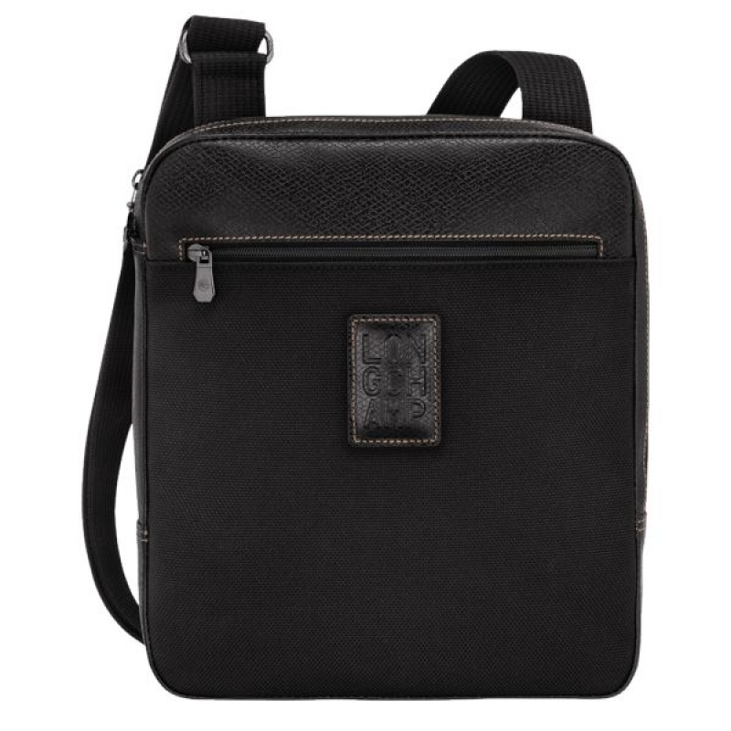 Black Longchamp Boxford M Men\'s Crossbody Bags | 63047-FCTK