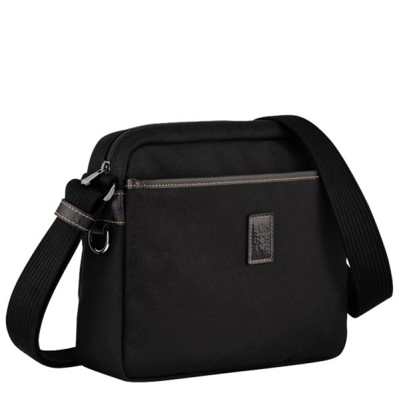 Black Longchamp Boxford M Men's Mini Bags | 85904-AQRC