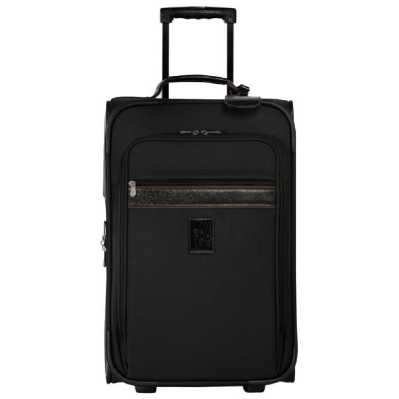 Black Longchamp Boxford M Men's Suitcases | 68374-SBYD