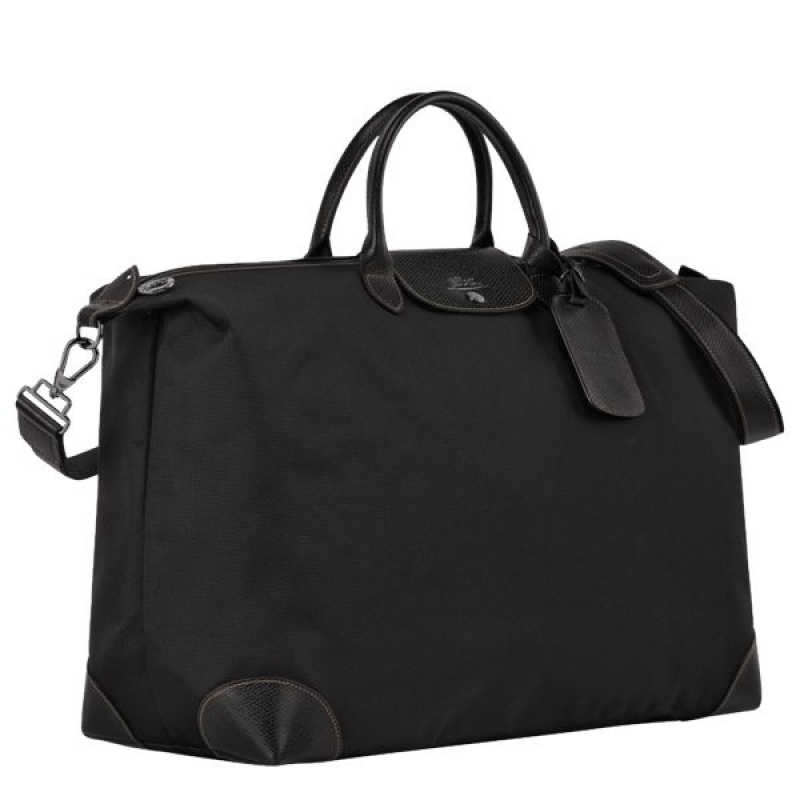 Black Longchamp Boxford M Men's Travel Bags | 64095-YGJC