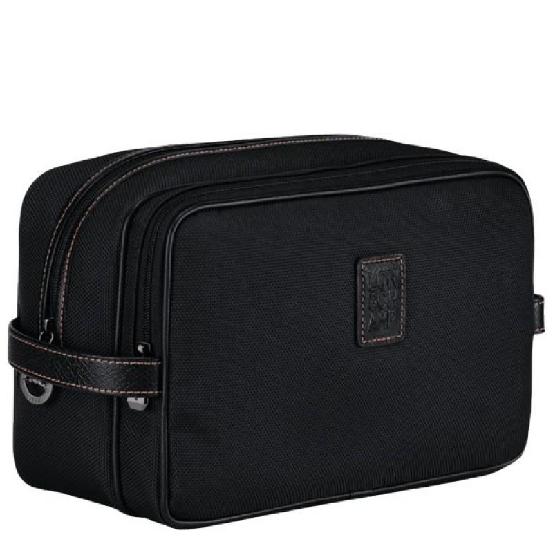 Black Longchamp Boxford Men's Toiletry Bags | 85103-HDTU