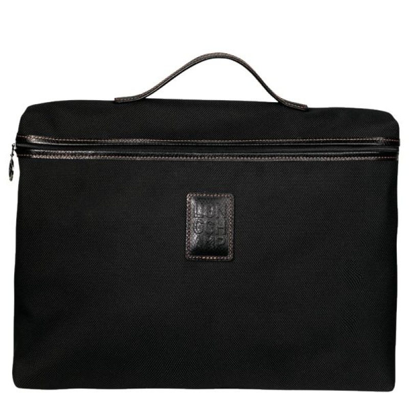 Black Longchamp Boxford S Men\'s Briefcase | 95741-KMRY