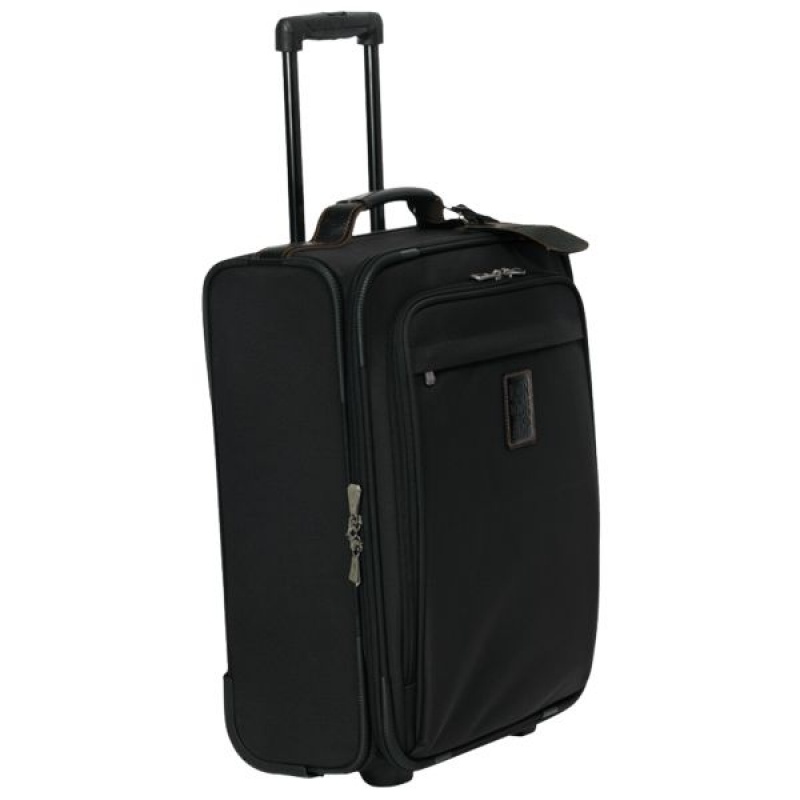 Black Longchamp Boxford S Men's Suitcases | 98713-IHLW