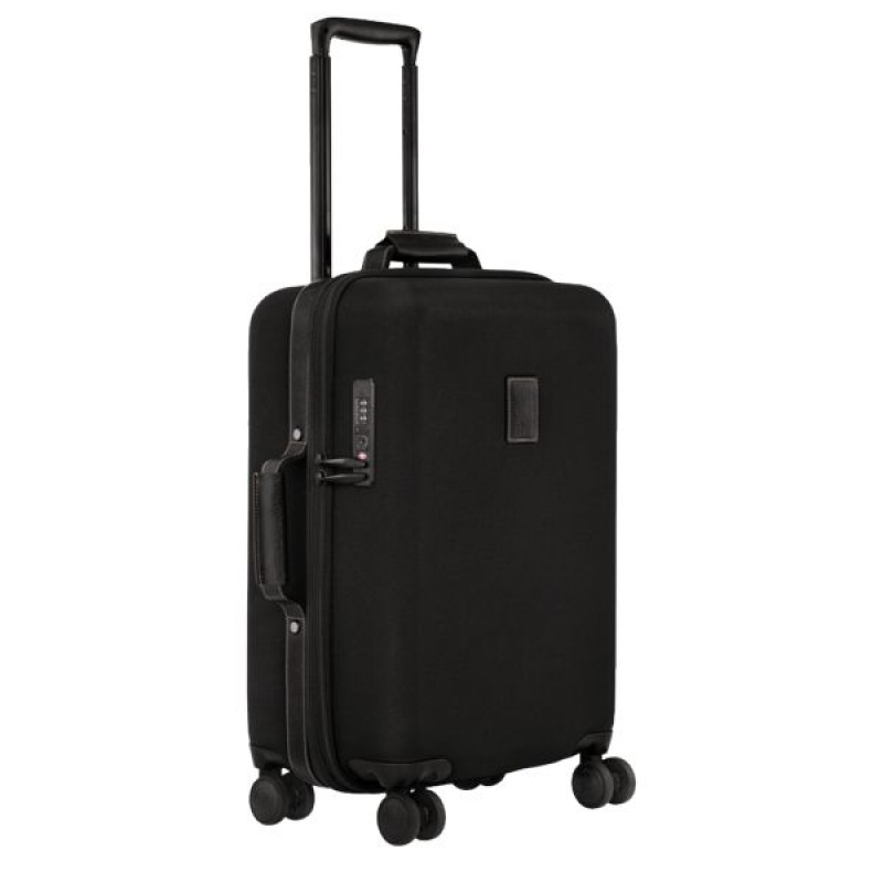 Black Longchamp Boxford S Men's Suitcases | 69703-IKCA