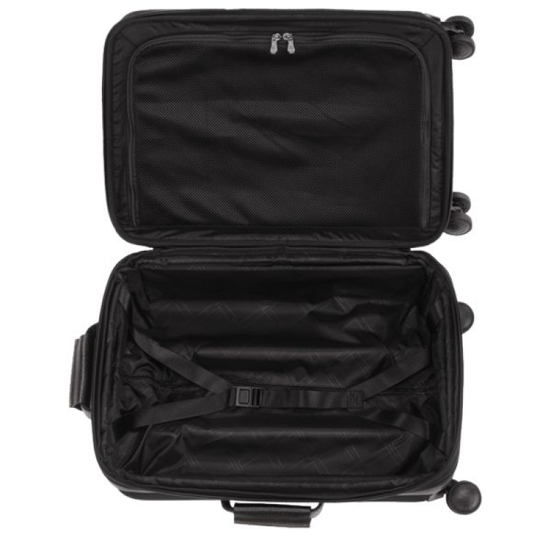 Black Longchamp Boxford S Men's Suitcases | 69703-IKCA