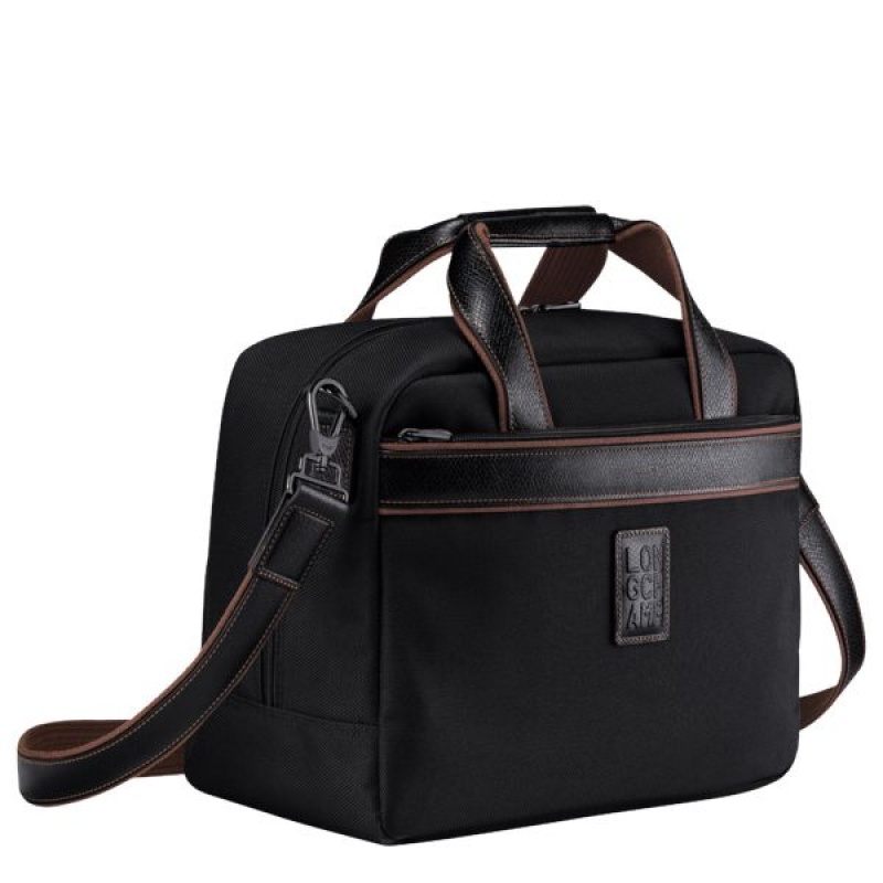 Black Longchamp Boxford S Men's Travel Bags | 58016-UHYJ