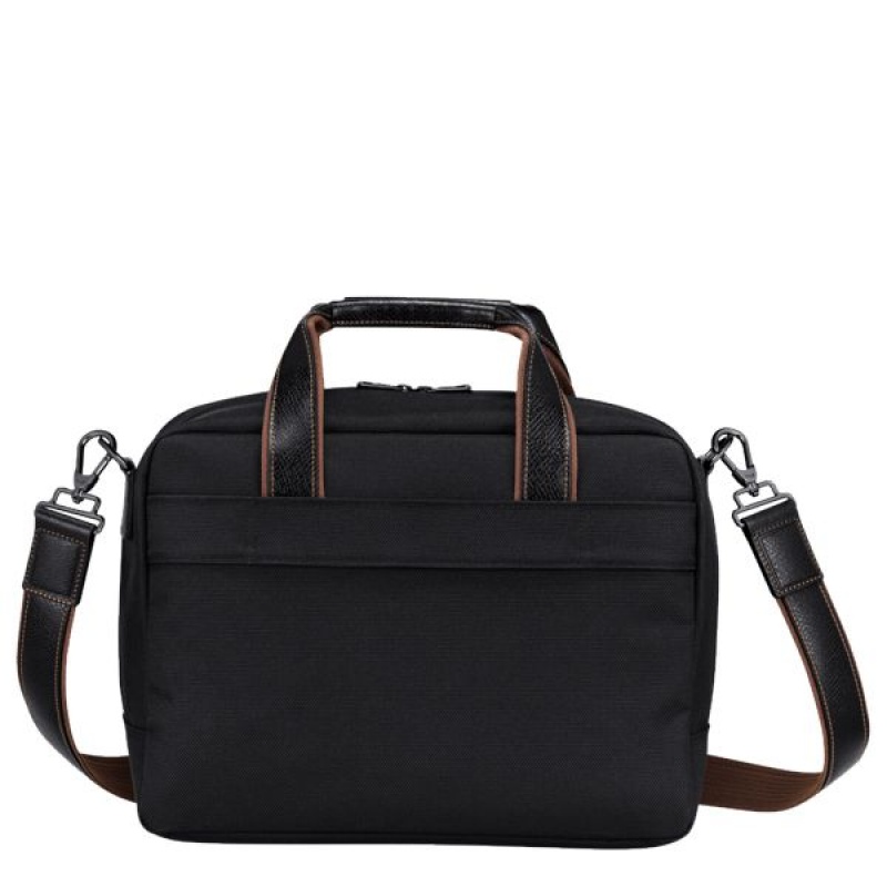 Black Longchamp Boxford S Men's Travel Bags | 58016-UHYJ