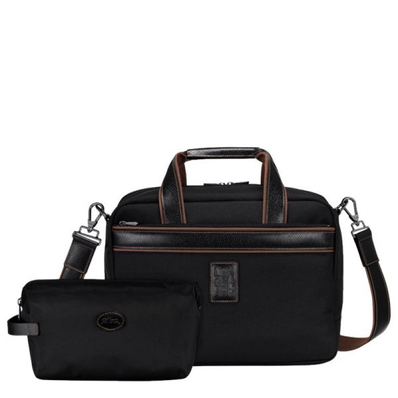 Black Longchamp Boxford S Men's Travel Bags | 58016-UHYJ