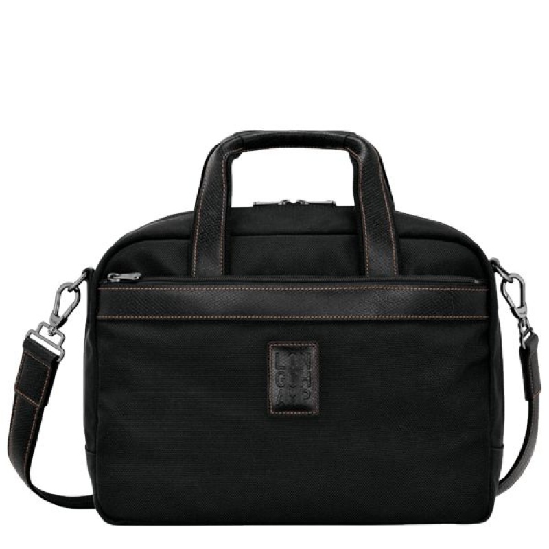 Black Longchamp Boxford S Men\'s Travel Bags | 58016-UHYJ