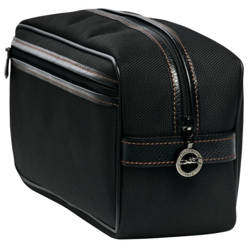 Black Longchamp Boxford Women's Toiletry Bags | 84306-IVAN