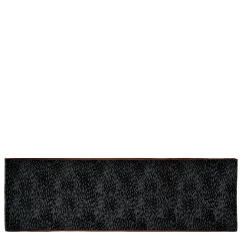 Black Longchamp Chevaux Women's Scarf | 68541-XPWG