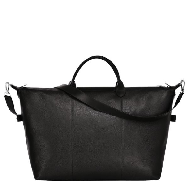 Black Longchamp Le Foulonne M Women's Travel Bags | 27653-VCOQ