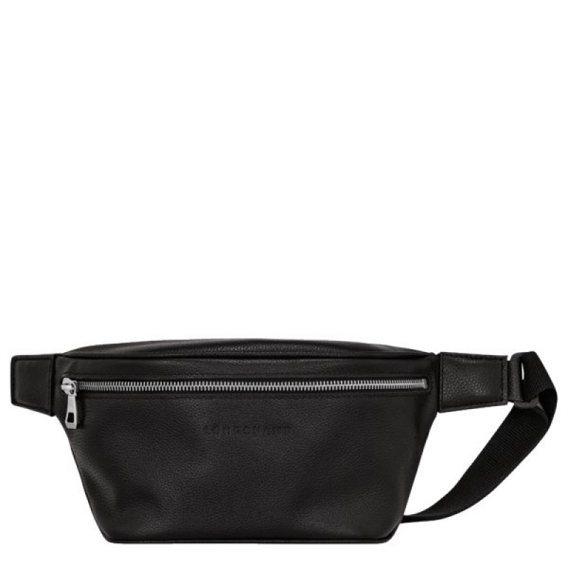 Black Longchamp Le Foulonne Men\'s Belt Bags | 29758-VDAG