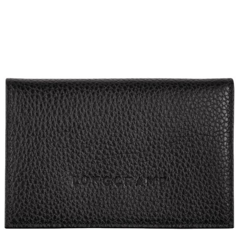 Black Longchamp Le Foulonne Men\'s Cardholders | 31429-XUFS