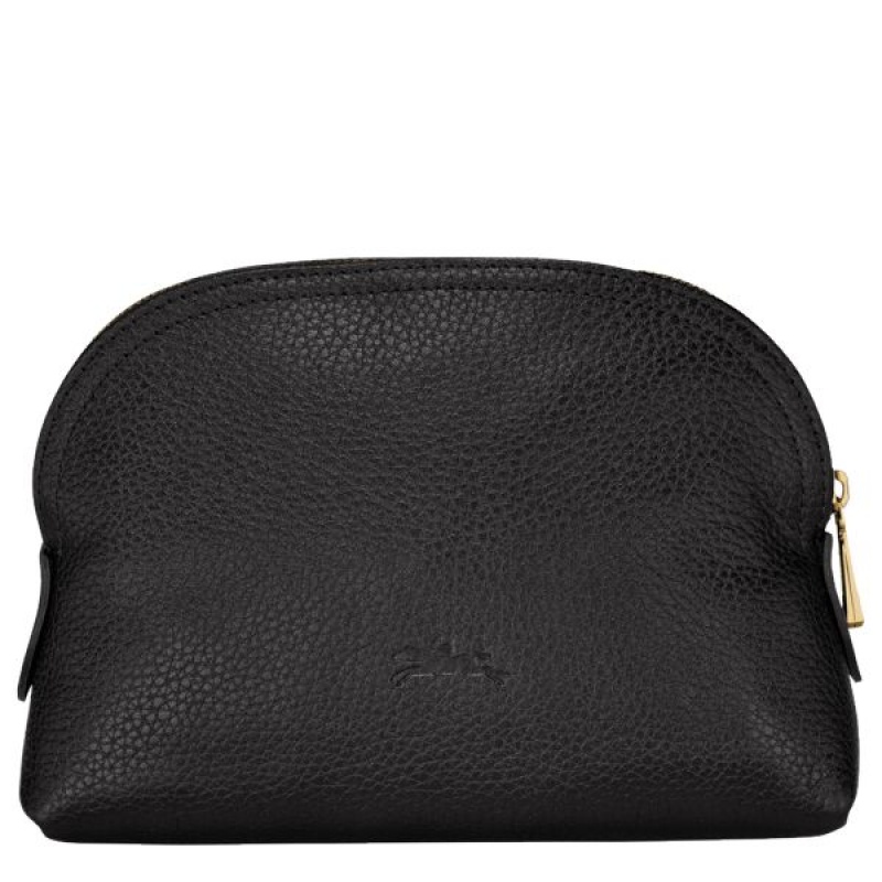 Black Longchamp Le Foulonne Men's Pouches | 10395-JADN