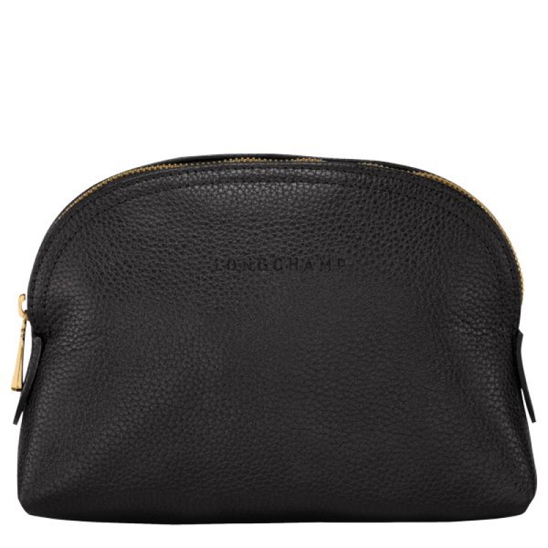 Black Longchamp Le Foulonne Men's Pouches | 10395-JADN