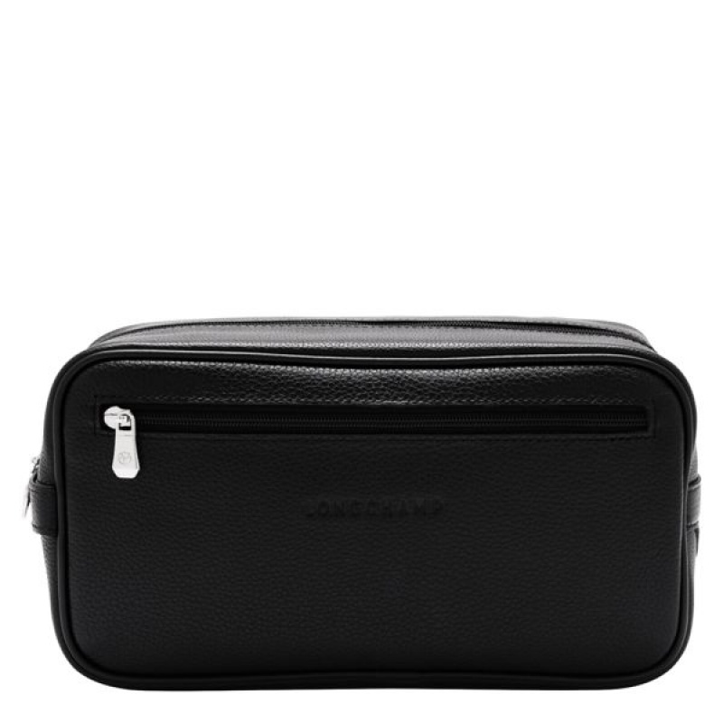 Black Longchamp Le Foulonne Men\'s Toiletry Bags | 61034-LACV