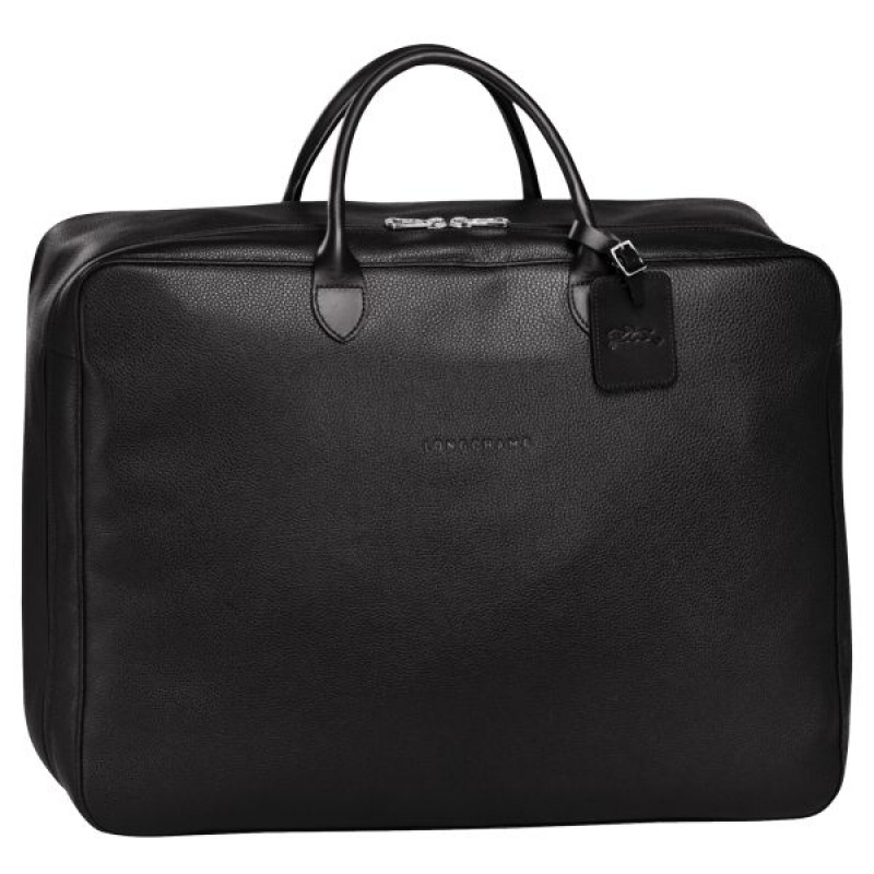 Black Longchamp Le Foulonne S Women's Suitcases | 61792-JIFM