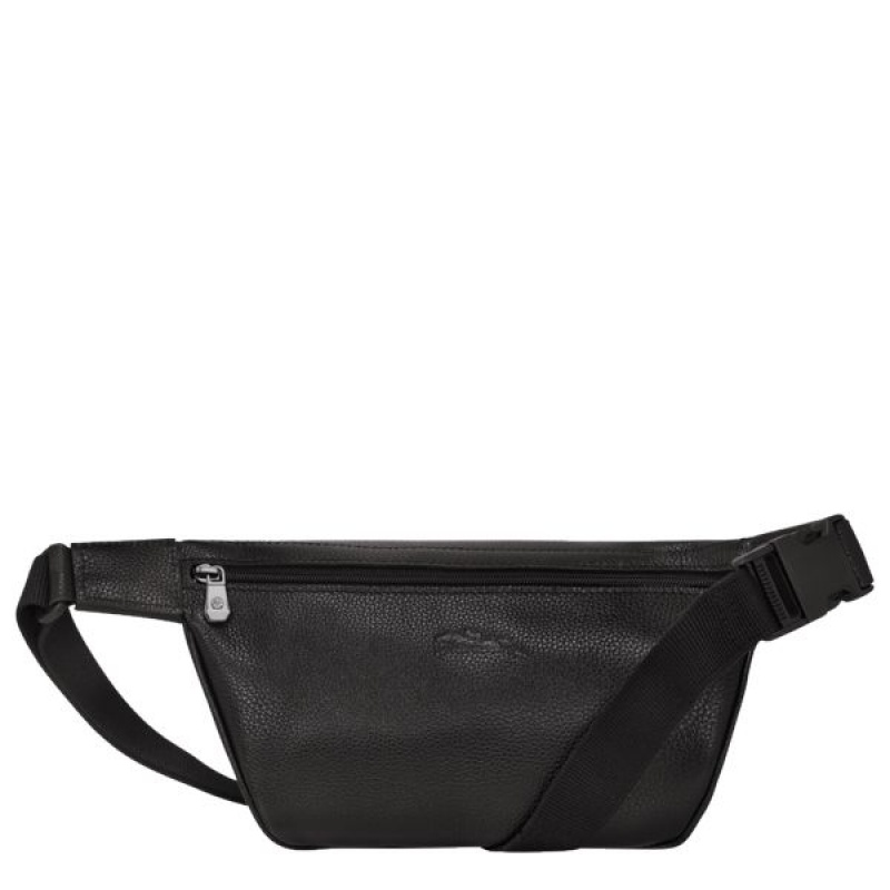 Black Longchamp Le Foulonne Women's Belt Bags | 52083-QJHZ