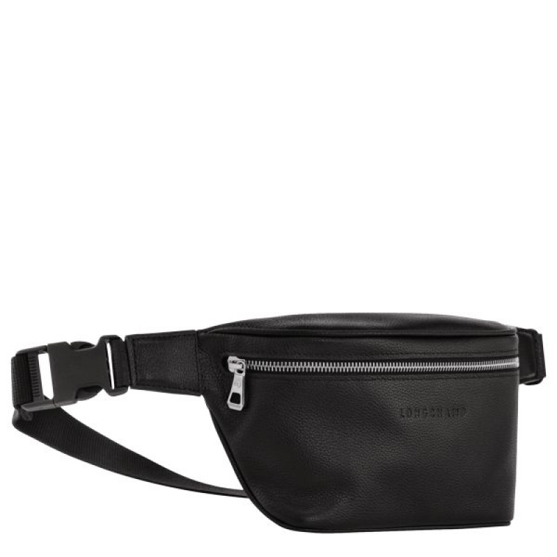 Black Longchamp Le Foulonne Women's Belt Bags | 52083-QJHZ